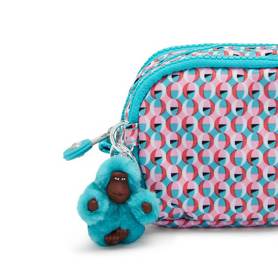 Kipling Gitroy Printed Pencil Case Táska Türkiz | HU 2131NW